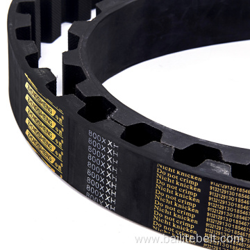 Trapezoidal toothed industrial rubber belt